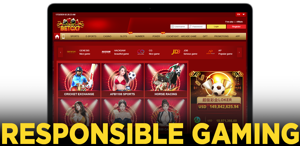 BetCX7 Responsible Gaming